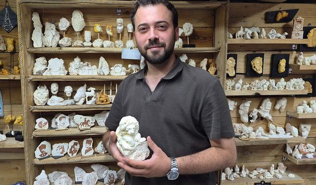 Eskişehirli genç lületaşı sanatçısından Kültür ve Turizm Bakanlığı'na çağrı