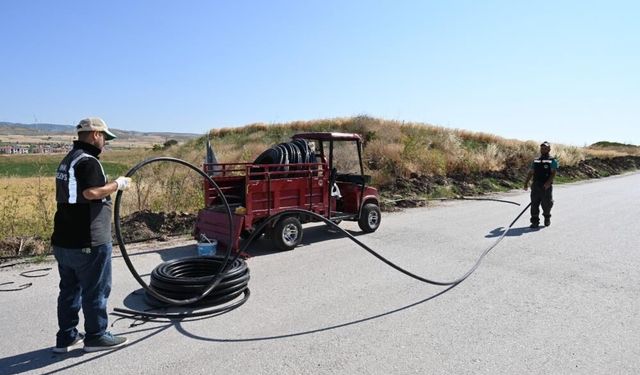 İnönü'deki TOKİ konutlarına Martlı Suyu ulaştırılıyor