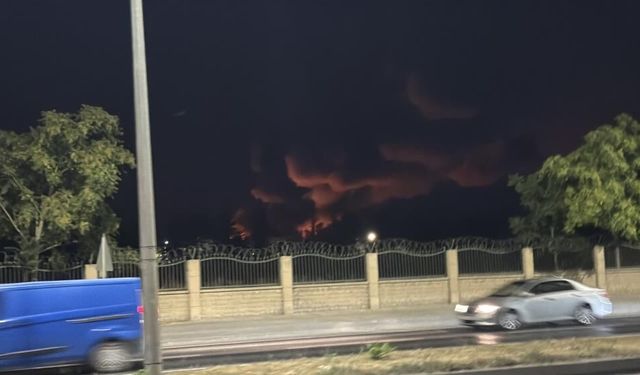Eskişehir'de TEI fabrikasında yangın sürüyor!