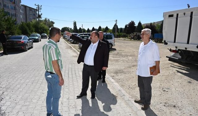 İnönü'de bakım, onarım ve çevre düzenleme çalışmaları