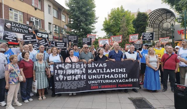 Eskişehir Emek ve Demokrasi Platformu: "Sivas Katliamı'nı unutmadık, unutturmayacağız"
