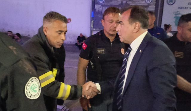MHP İl Başkanı Sezer'den yaralı itfaiyecilere ziyaret