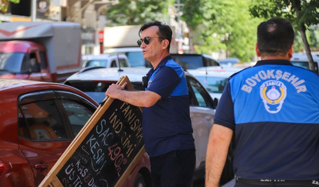 Eskişehir'de kaldırım işgallerine sıkı denetim: “Kaldırımlar yayalarındır”