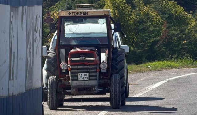 Zihinsel engelli genç çalıntı traktörle 55 kilometre yol gitti, Eskişehir’de yakalandı