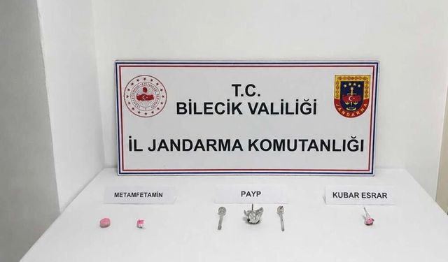 Eskişehir'den aldığı uyuşturucuyla Bilecik'e giderken yakalandı