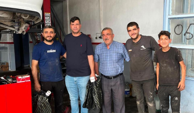 Sivrihisar'da oda başkanı esnafı tek tek ziyaret etti
