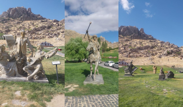 Sivrihisar’daki açık hava heykel müzesi ziyaretçilerini ağırlıyor