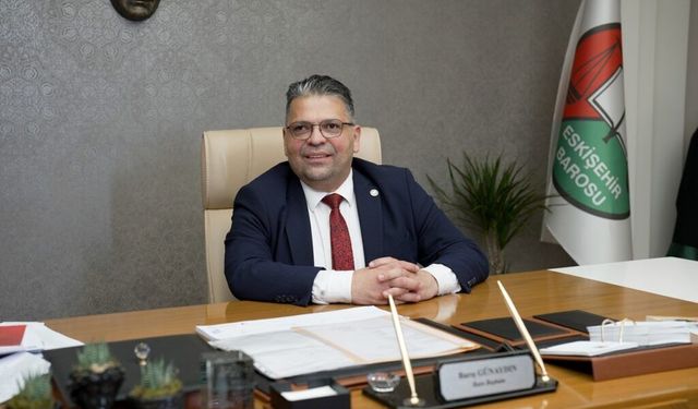 Eskişehir Barosu Başkanı Barış Günaydın yeniden aday olduğunu açıkladı!