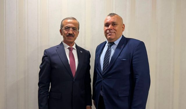 İlker Gökce, Millet Partisi Genel Başkanı Cuma Nacar ile bir araya geldi