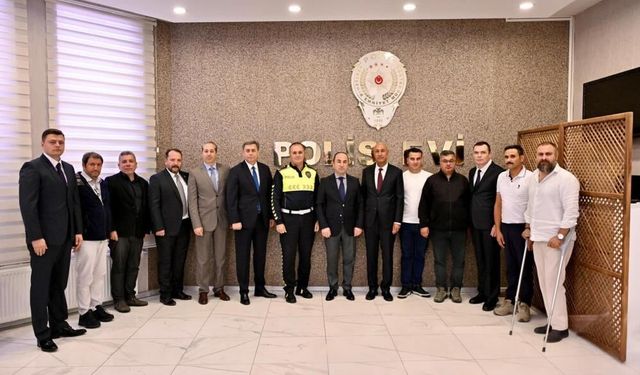Eskişehir İl Emniyet Müdürü Yılmaz, gaziler ile bir araya geldi
