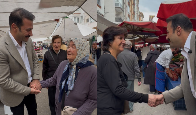 YENİ Parti İl Başkanı Yalaz, Kırmızıtoprak Pazarı’nda esnafın sorunlarını dinledi