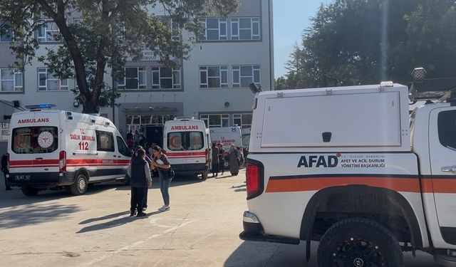 Okulda gaz paniği