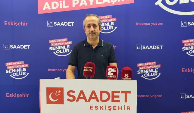 Saadet Partisi Odunpazarı’ndan Filistin ve Gazze için dayanışma mesajı