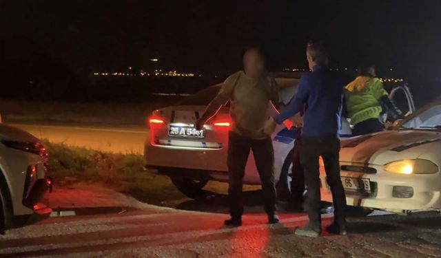Eskişehir’de alkollü yakalanan sürücünün arkadaşı: "Bu şoför salak, ben size yakalanmam"