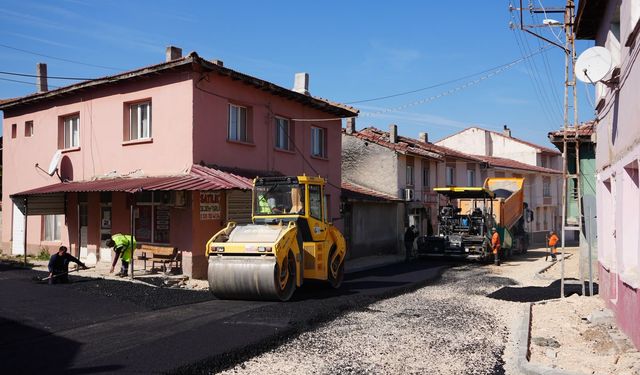 Eskişehir Caddesi’nde asfalt çalışması tamamlandı