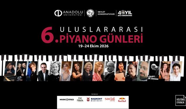 6. Uluslararası Piyano Günleri müzikseverlerle buluşmaya hazırlanıyor