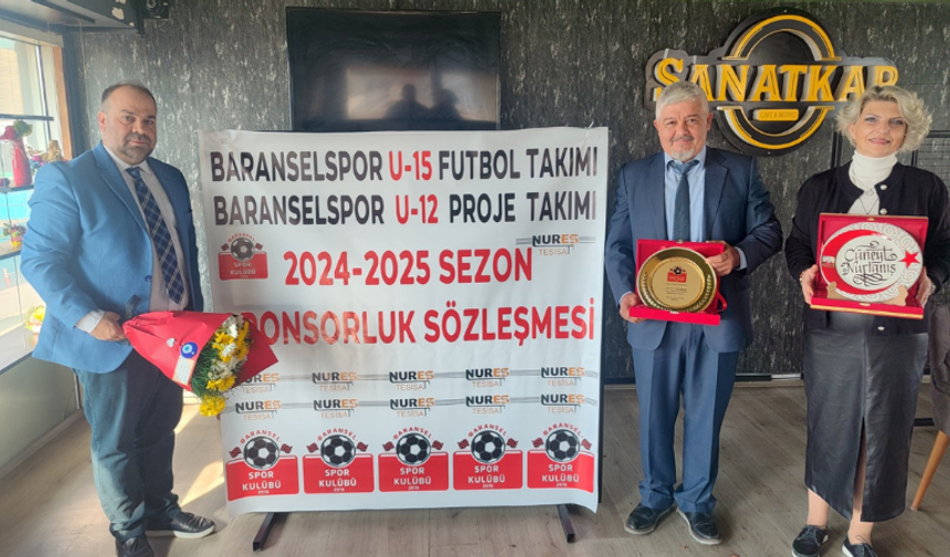 Baranselspor'a sponsor desteği