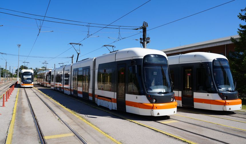 Eskişehir’de tramvay seferlerinde kaza nedeniyle değişiklik
