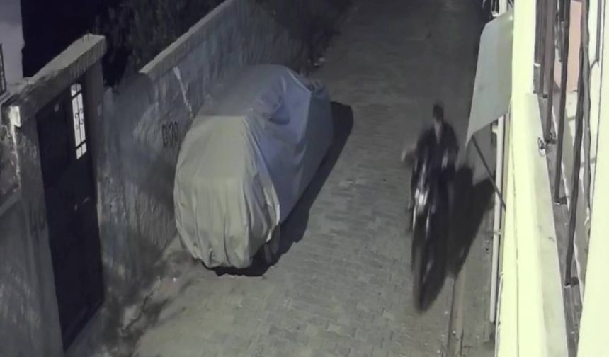Evin avlusundan motosiklet çaldı, "Hevesim olduğu için dayanamayıp çaldım" dedi