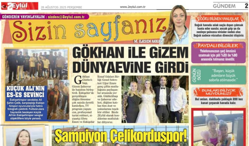 Sizin sayfanız