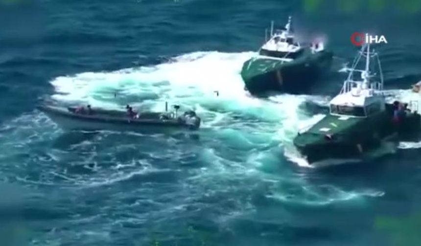 İspanya’da denizdeki uyuşturucu kovalamacasında bin 700 kiloluk esrar ele geçirildi