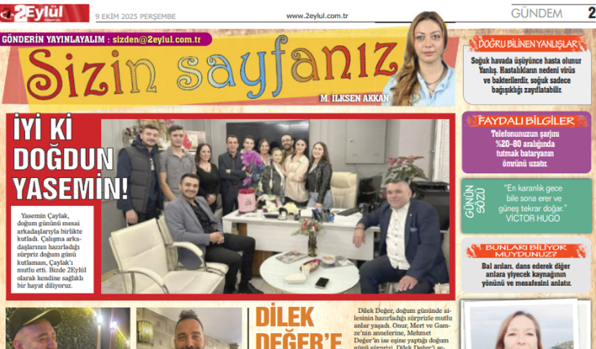 Sizin Sayfanız