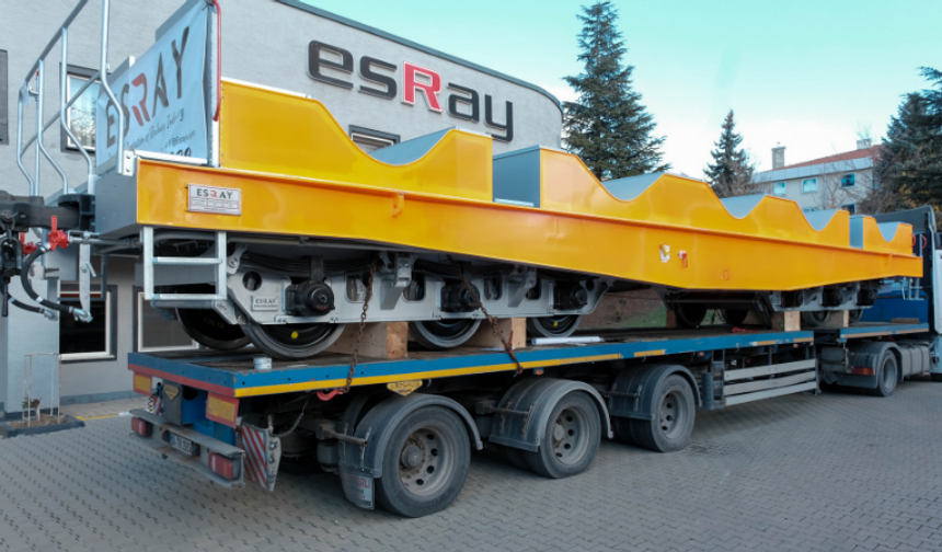 Eskişehir sanayisinden stratejik hamle: 150 ton kapasiteli yerli vagon üretildi