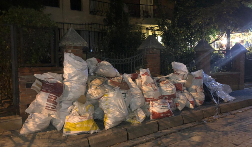 Eskişehir Adalar bölgesinde moloz sorunu