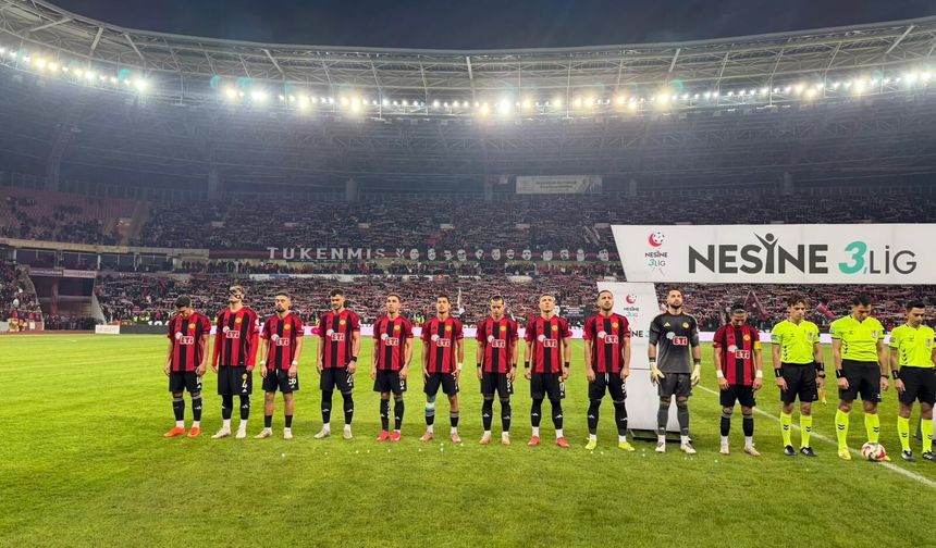 Eskişehirspor ilk yarıda fırtına gibi esti