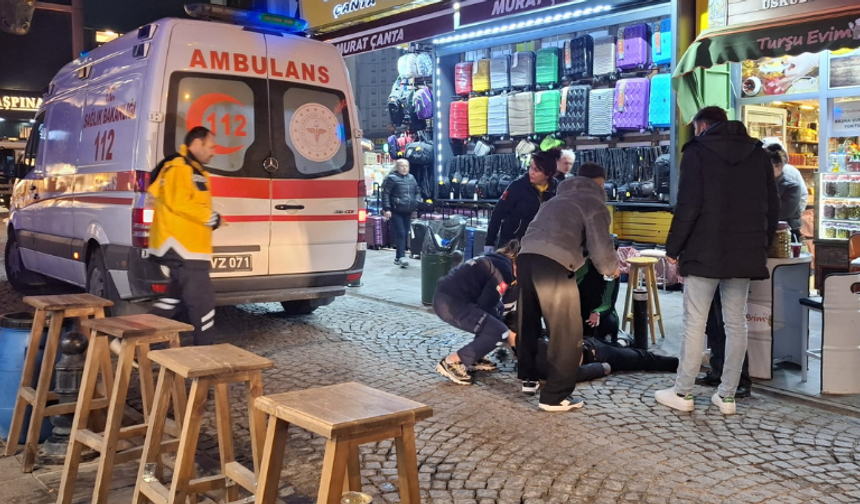 Eskişehir’de panik anları: Sokak ortasında baygınlık geçirdi!