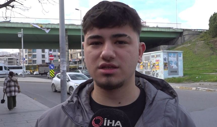 Ehliyet sınavından 7’inci kez kalan genç ortalığı birbirine kattı; o anlar kamerada