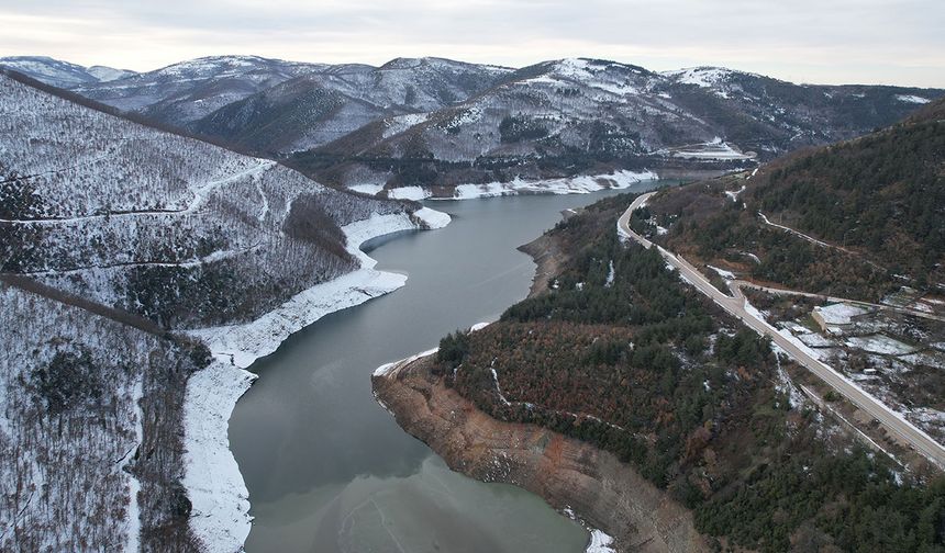 Bursa'da kar yağışları barajlara can suyu oldu