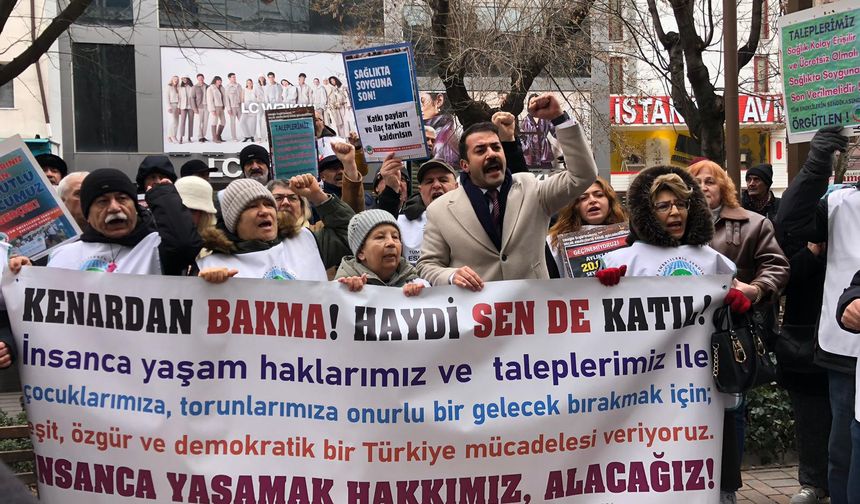 CHP Eskişehir İl Başkanı Talat Yalaz’dan emekli eylemine destek