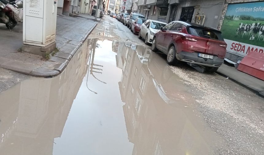 Eskişehir'de sokaklar göle döndü: Mahalleli isyan etti!