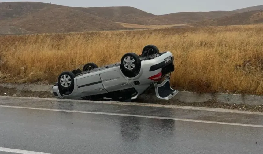Eskişehir yolunda feci kaza: Kontrolden çıkan araç takla attı!