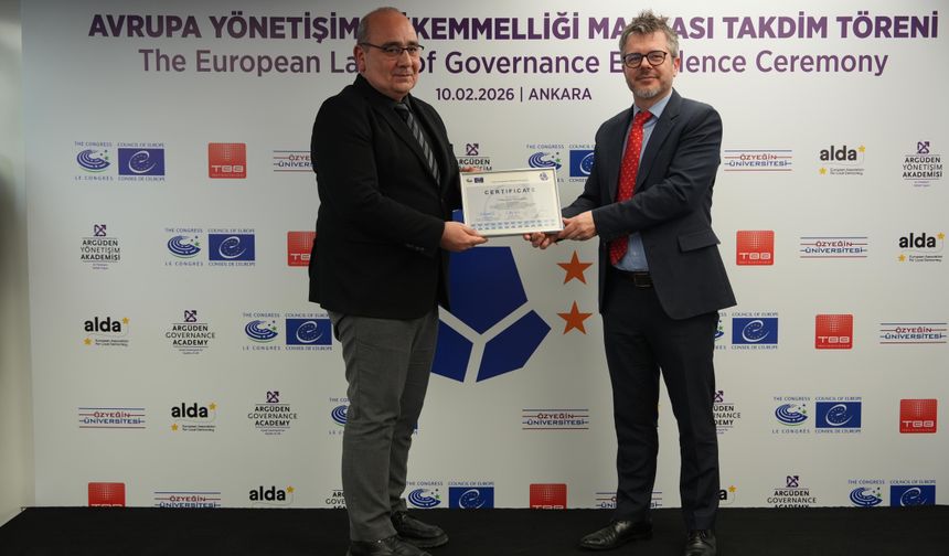 Odunpazarı Belediyesi’ne Avrupa’dan yönetişim ödülü