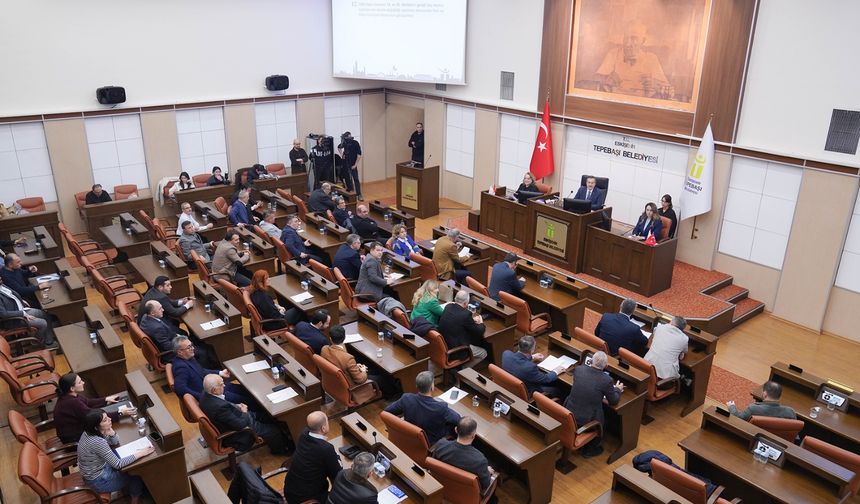 Tepebaşı Meclis toplantısı gerçekleşti