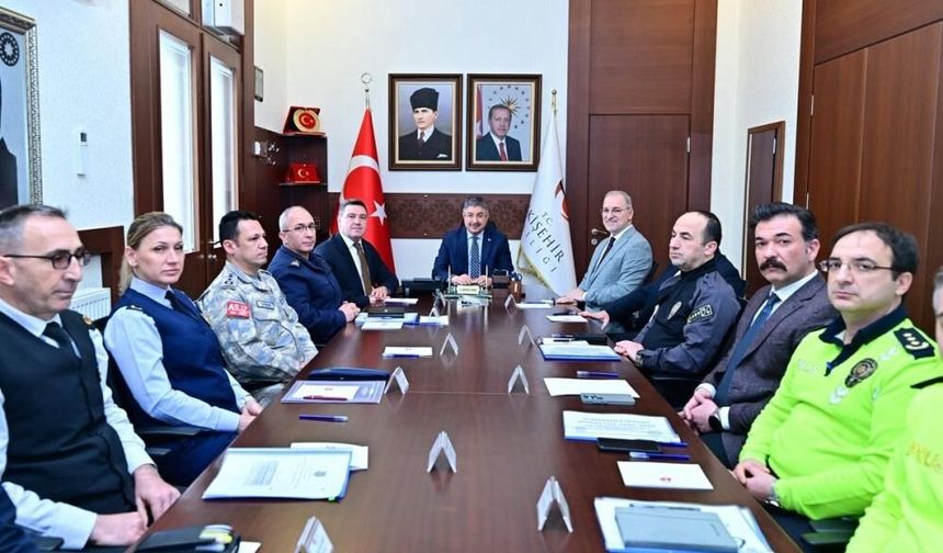 Eskişehir’in huzur ve güvenliği masaya yatırıldı
