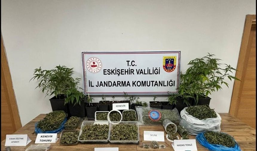 Eskişehir’de Kent Ormanı’nda uyuşturucu operasyonu: 1 tutuklama