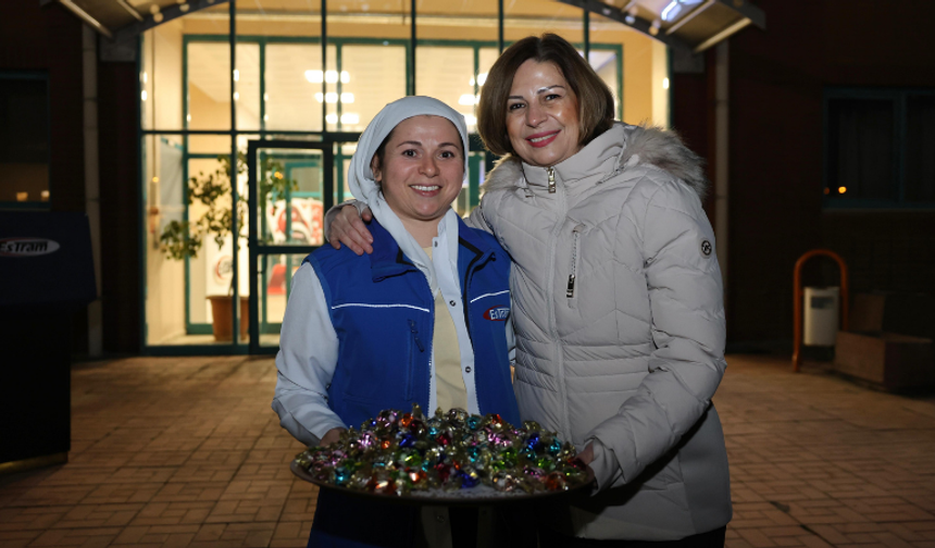 Başkan Ünlüce’den sabah mesaisindeki personele bayram ziyareti