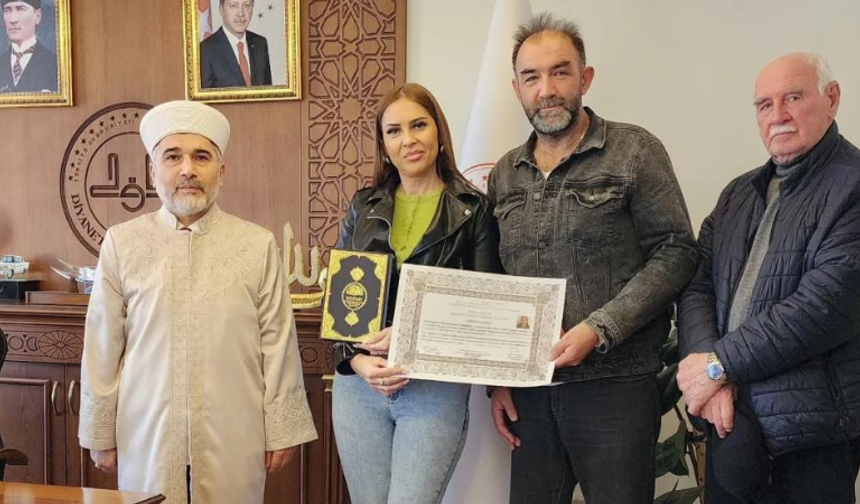 Rusya vatandaşı Alena Eskişehir'de Müslüman oldu