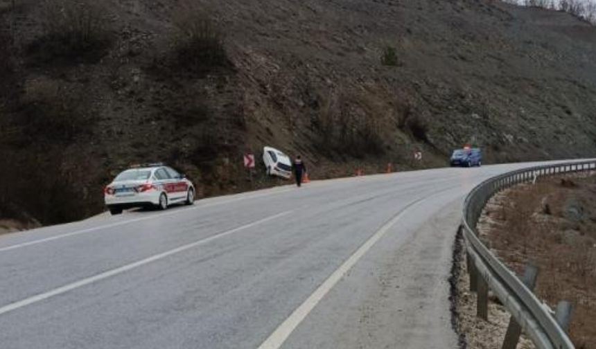Eskişehir yolu üzerinde kaza: 2 yaralı