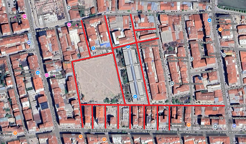 Eskişehirliler dikkat: 15 sokak trafiğe kapatılıyor!