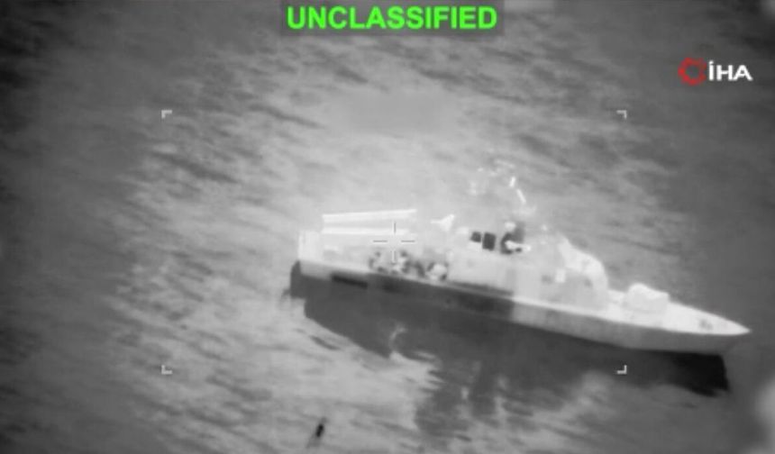 ABD, İran’ın mayın gemilerini yönelik saldırıların görüntülerini yayınladı