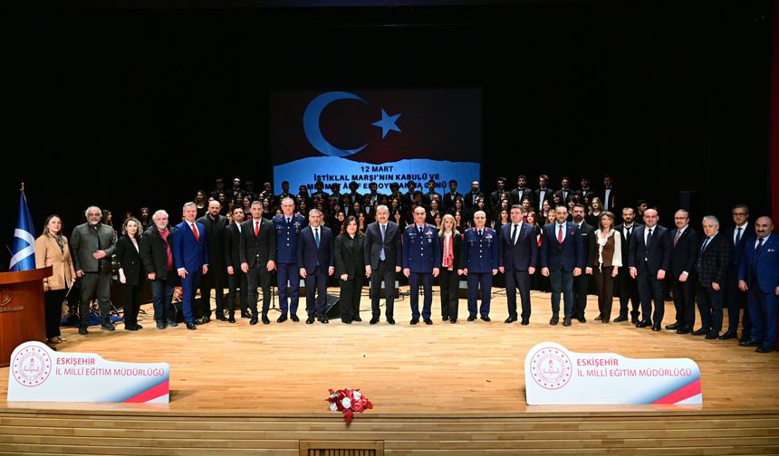 İstiklâl Marşı’nın kabulü Eskişehir’de programla kutlandı