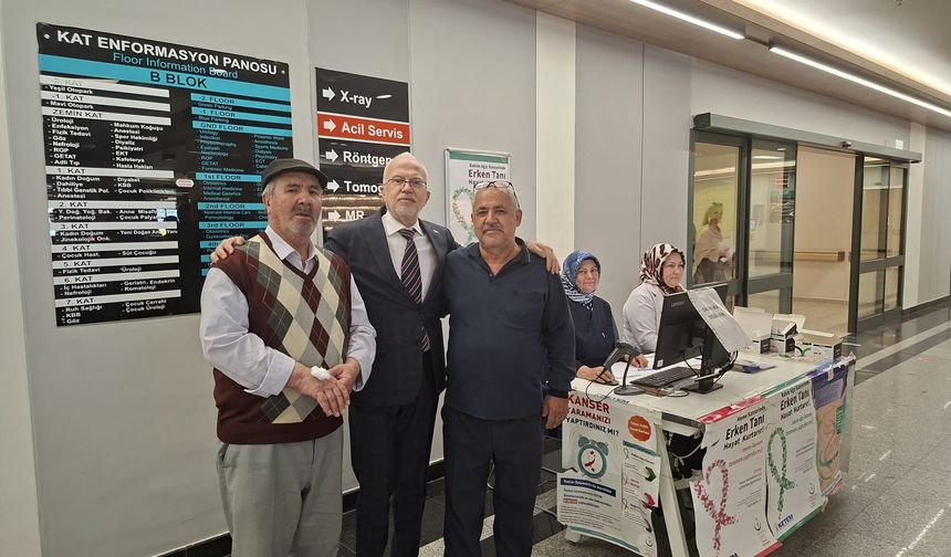 Eskişehir İl Sağlık Müdürü Bildirici hastaneleri ziyaret etti