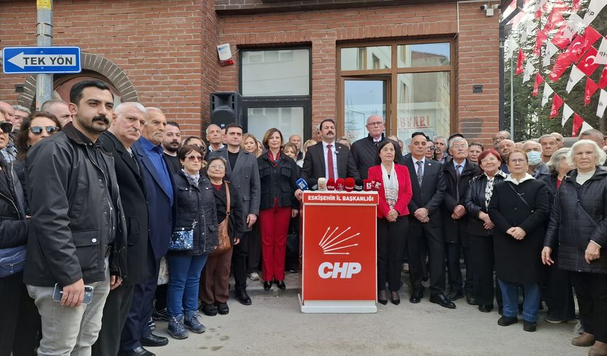 CHP Eskişehir’den tepki: “Hukuksuz operasyonlara geçit vermeyeceğiz”