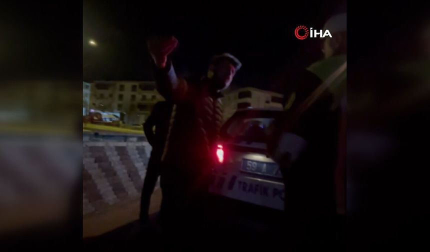 "Ayaklarına kapanayım ne olur arabayı men etmeyin" diyen alkollü sürücü cezadan kurtulamadı