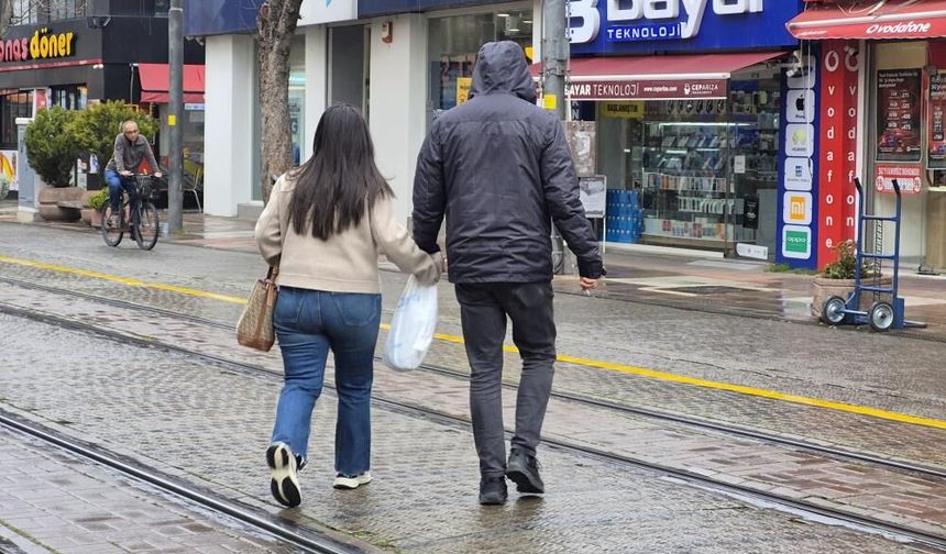 Eskişehir'de yağmur etkisini gösteriyor