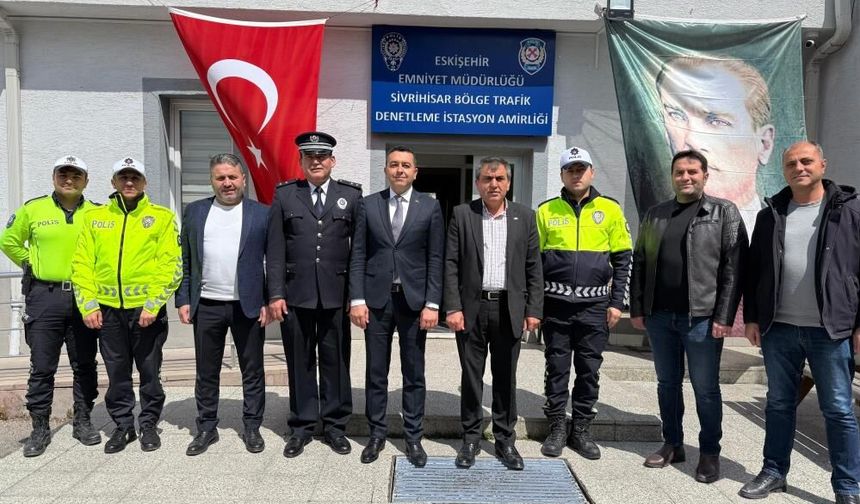 Eskişehir'de emniyet mensuplarına ziyaret